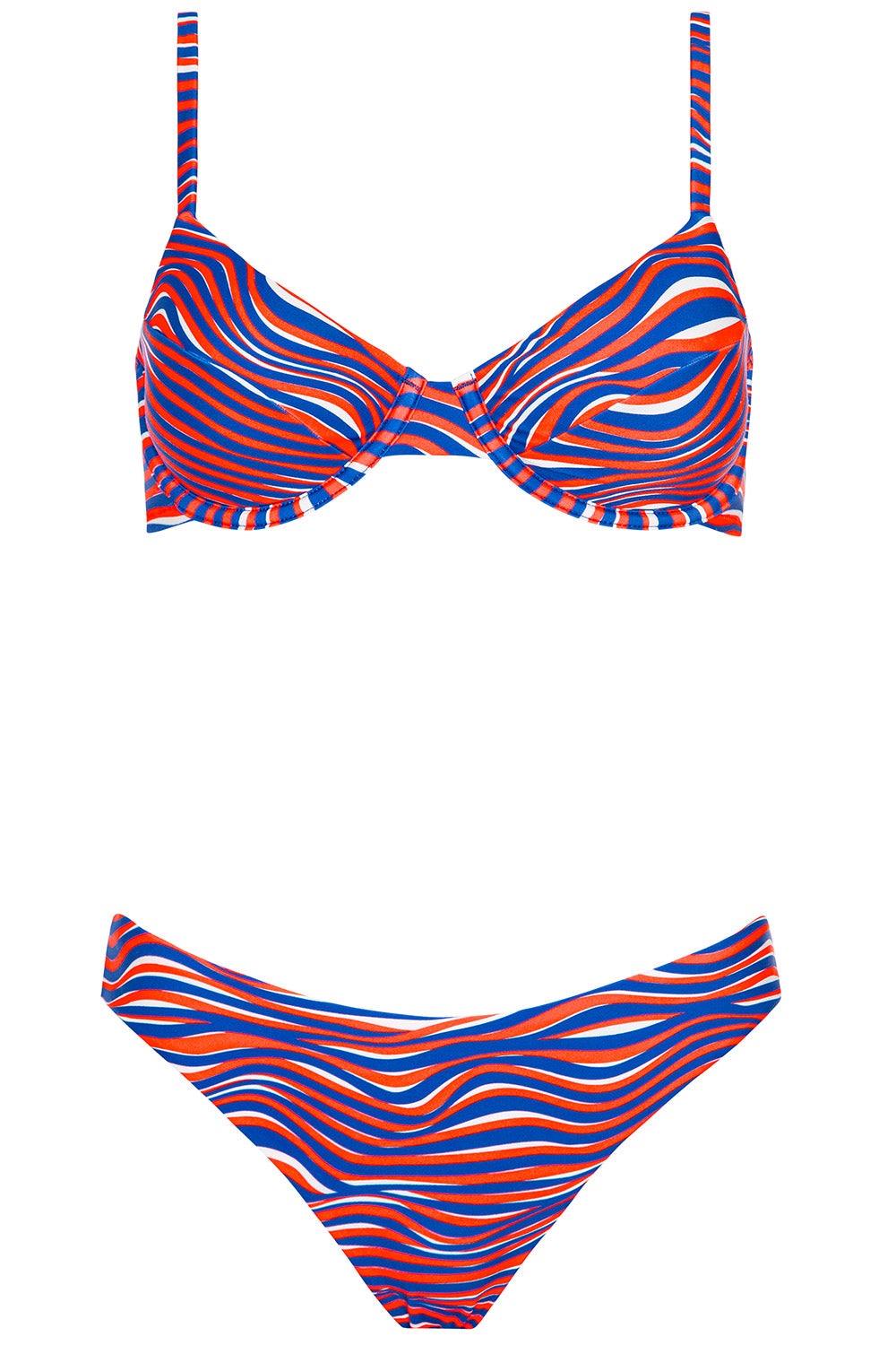 Sea Glass Glow Geo Bikini Set