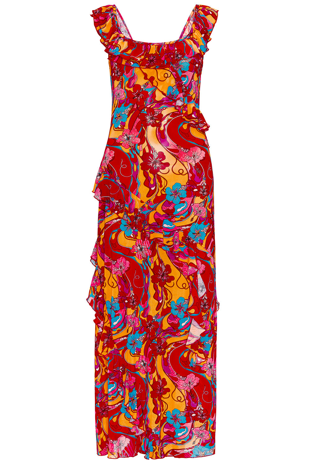 mesh vacation dress Miramar Mesh Dress L / Floral