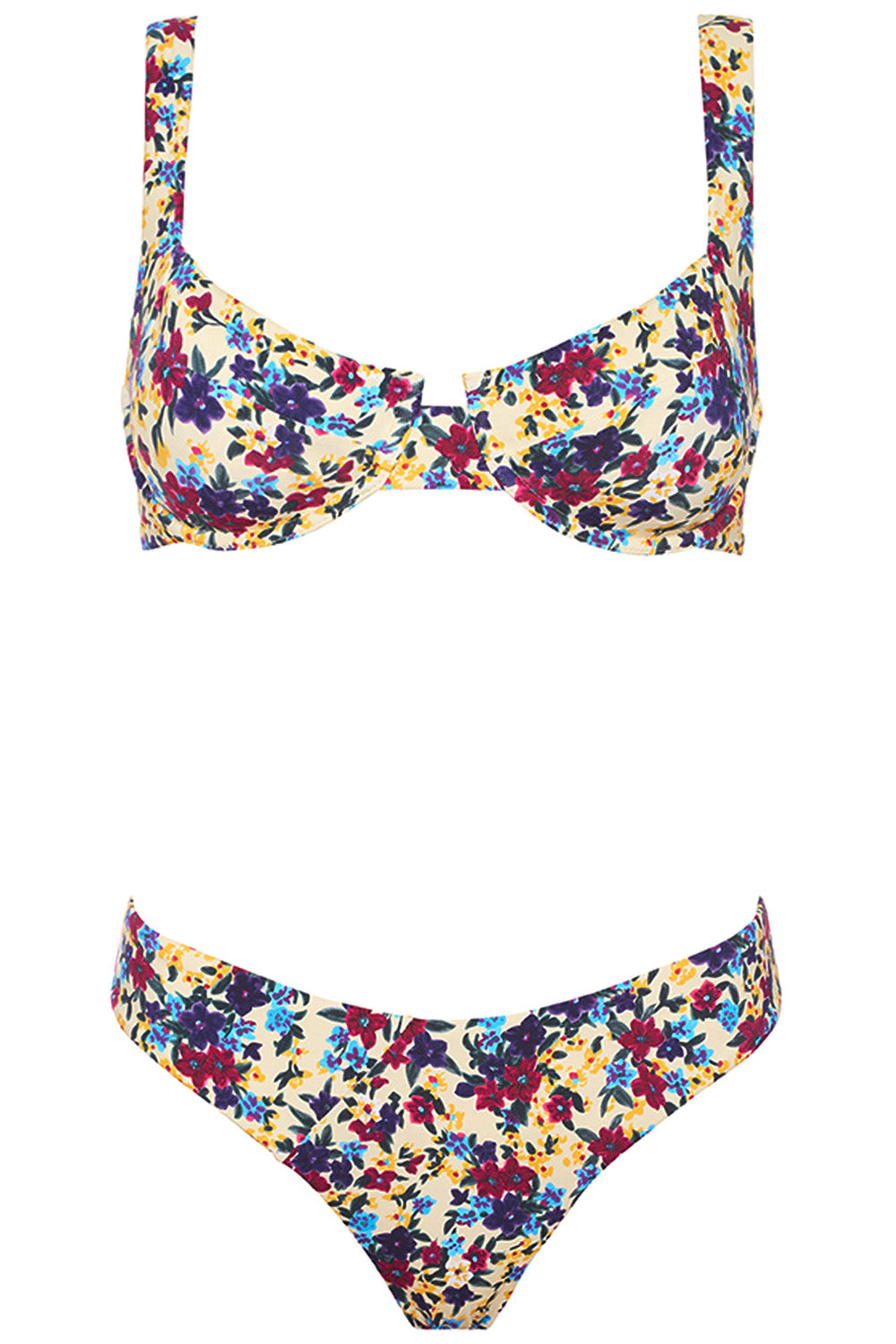 Maillot De Bain Vintage Conte Of Florence - Bikini Brodé Taille 46, Neuf Avec étiquettes