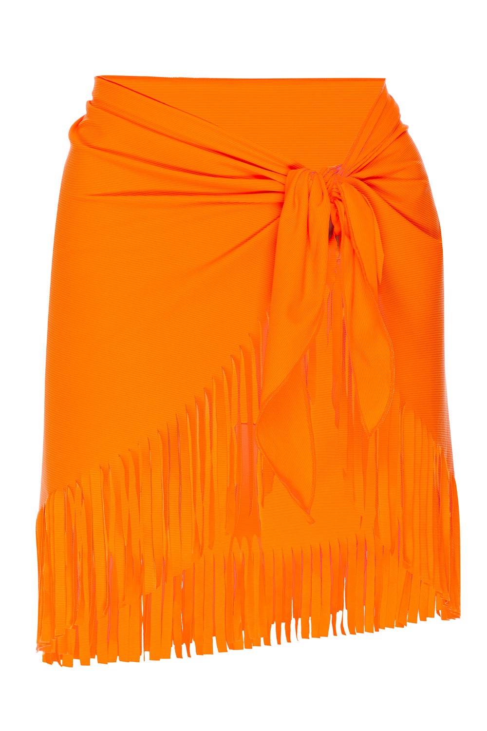 Orange Ribbed Sarong – VETCHY