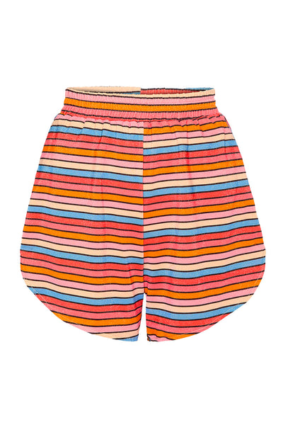 Front view of the Raya Stripes Short on a white background