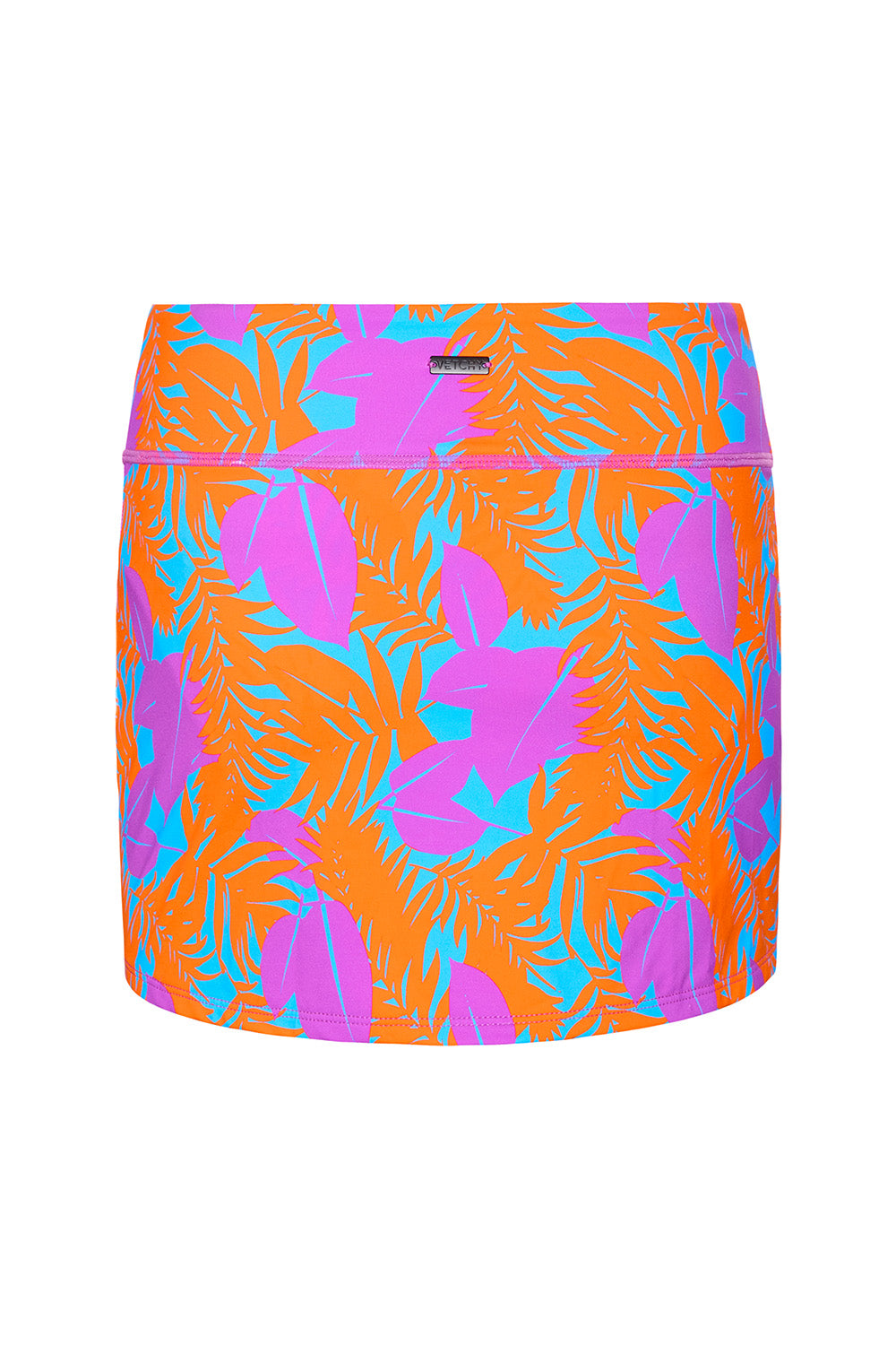 Back view of the Tropical Skirt on a white background