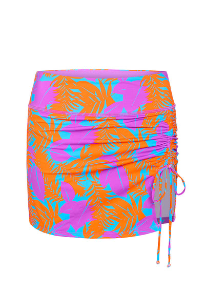 Front view of the Tropical Skirt on a white background