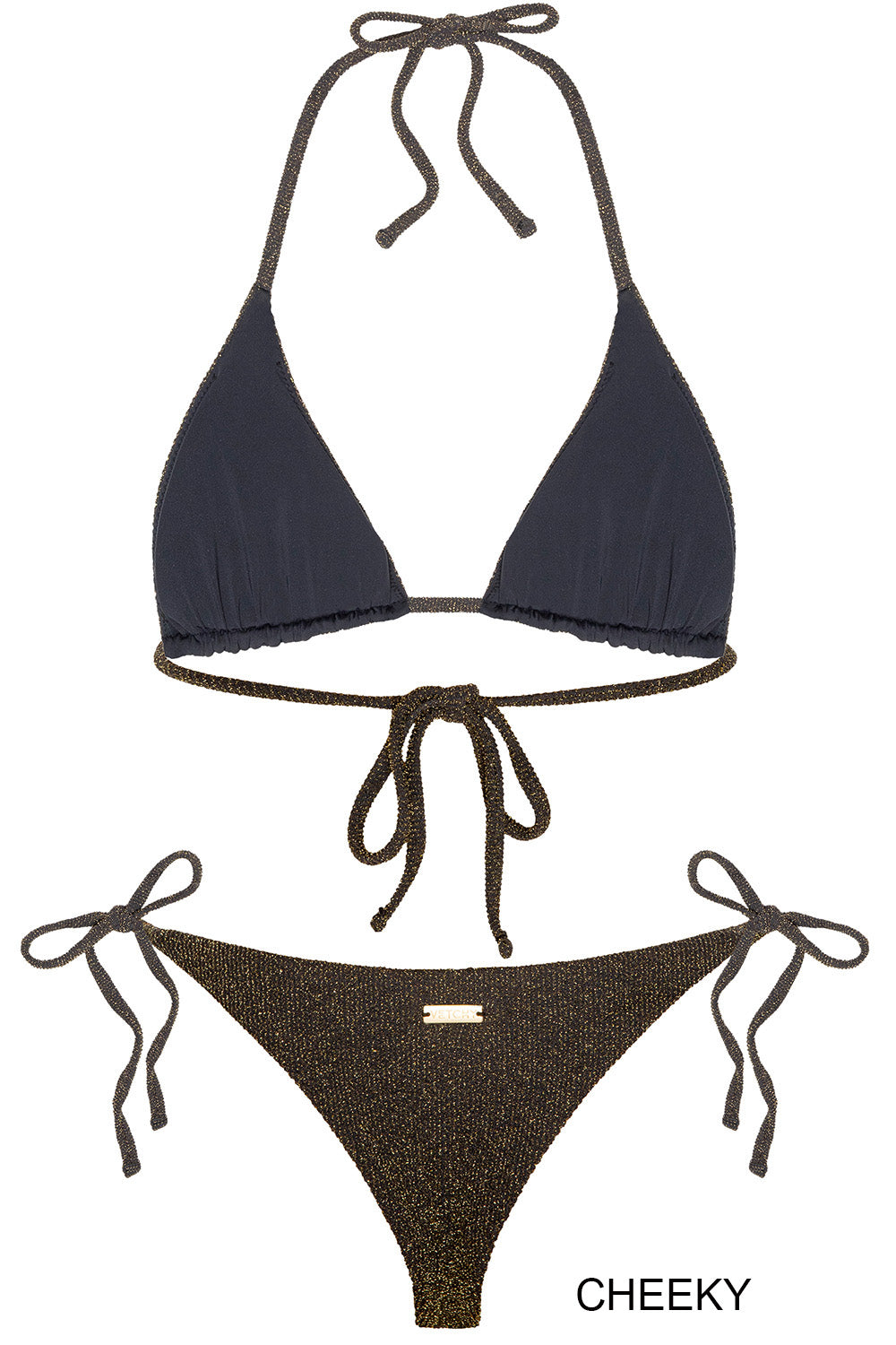 Triangle Bikini Glam Lurex Set – VETCHY