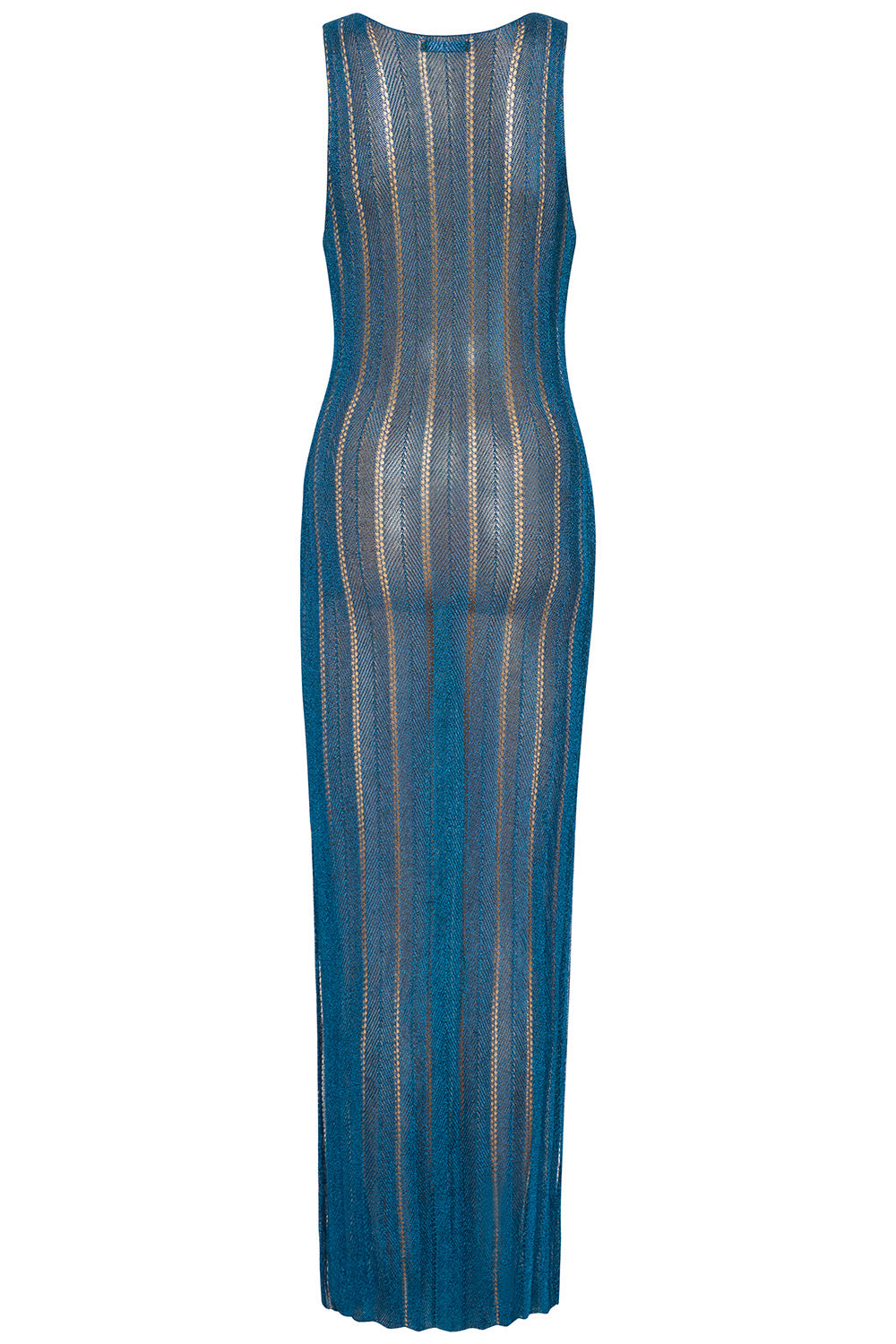 blue green metallic dress Blue Metallic Dress L/XL / Blue
