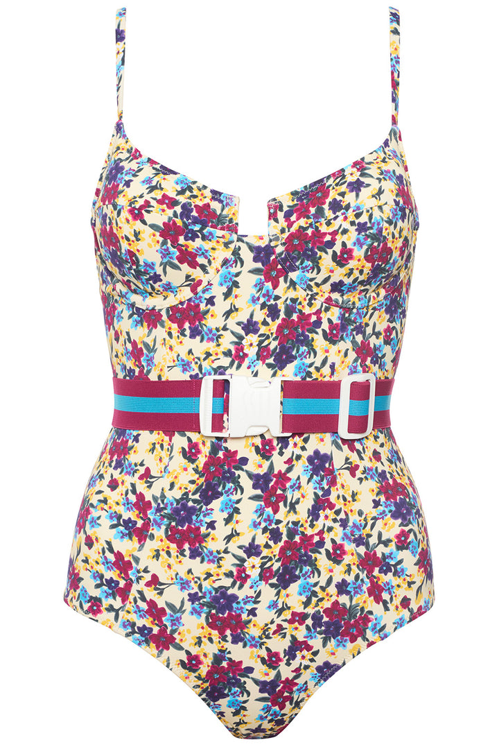 Montego Underwire Vintage Floral Swimsuit – VETCHY