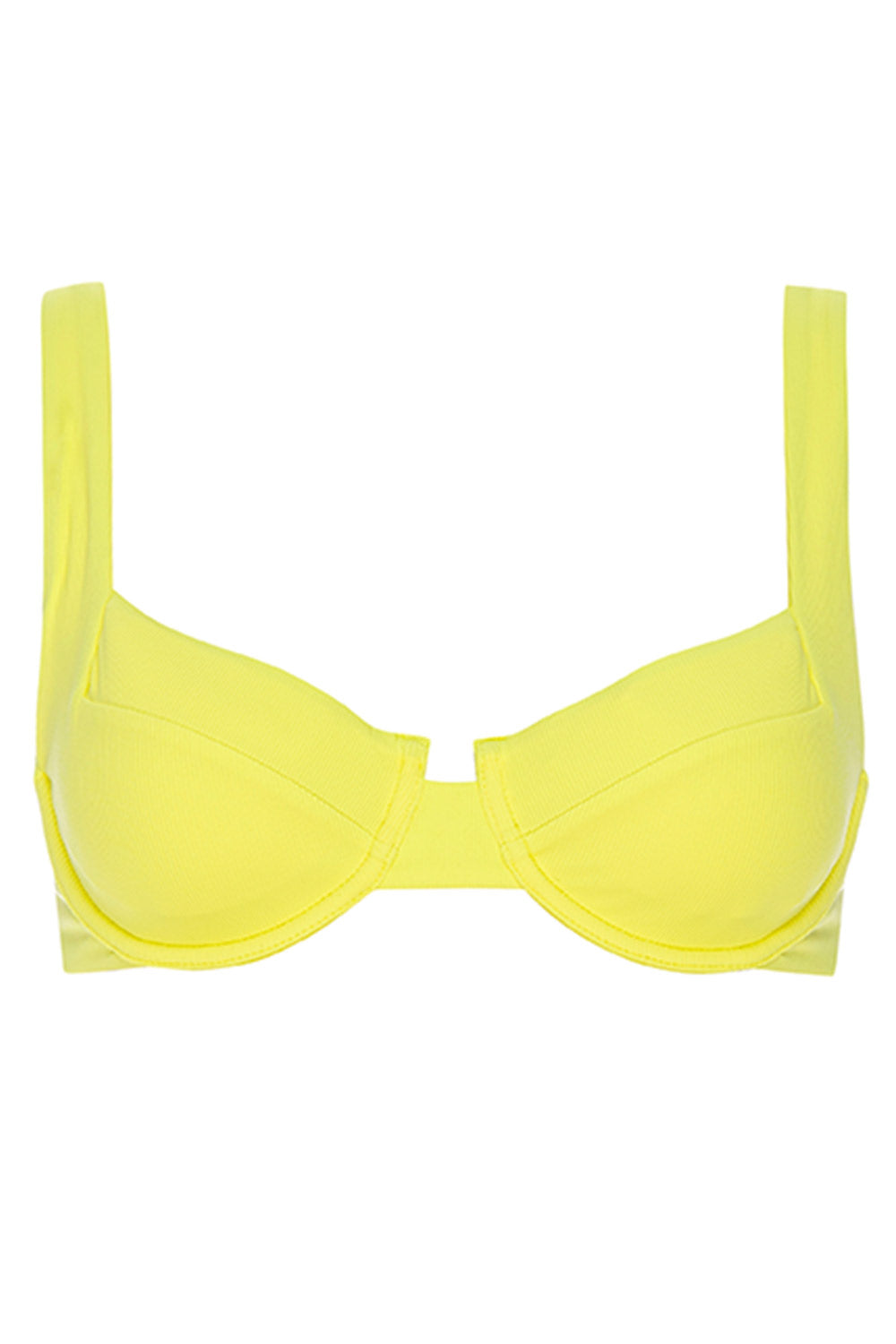 Laguna Bikini Yellow Ribbed Set – VETCHY