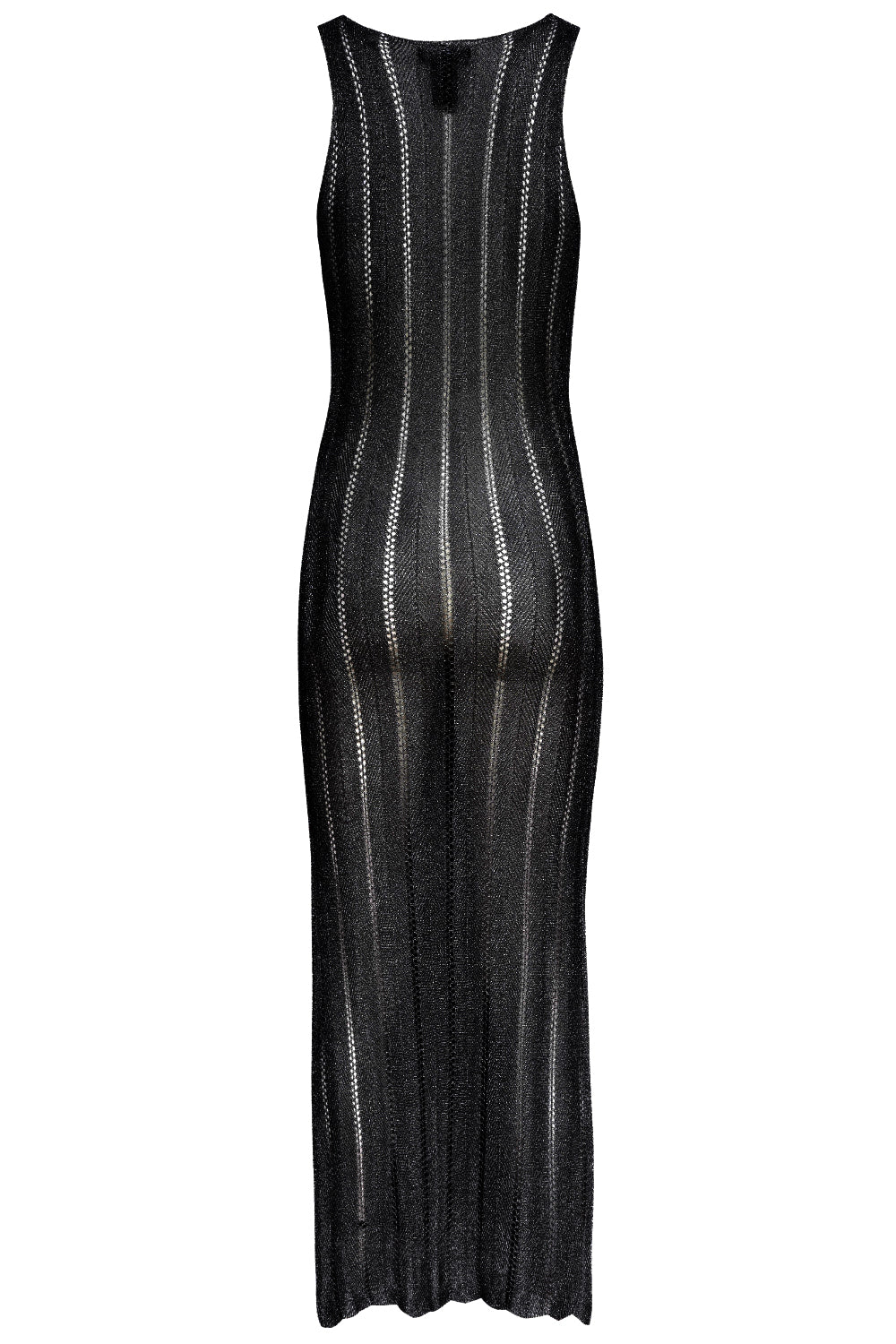 Black Metallic Dress  VETCHY