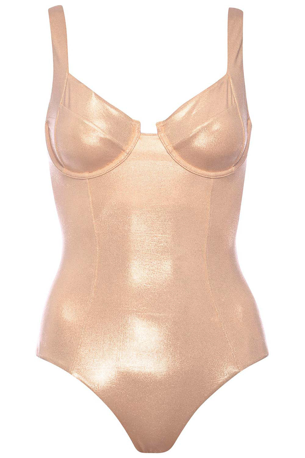 Carmel Underwire Gold Swimsuit