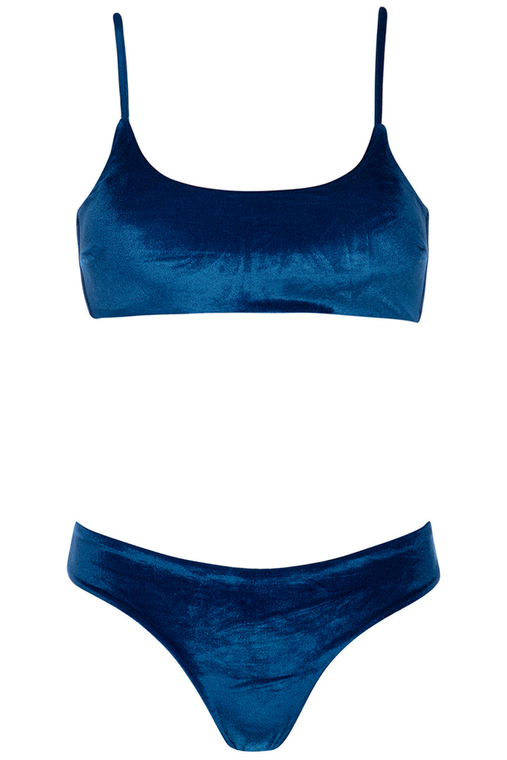Velvet bathing suit in water hotsell